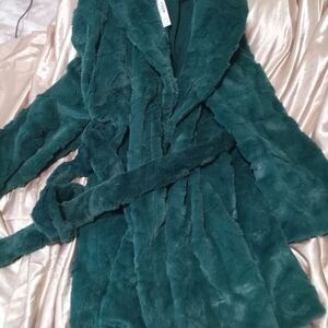 Victoria's Secret Plush Green Robe